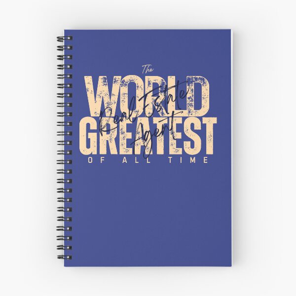 Item preview, World Greatest Real Estate Agent - Graduation Present For Professional - Retro Blue designed and sold by Doiemacreations.