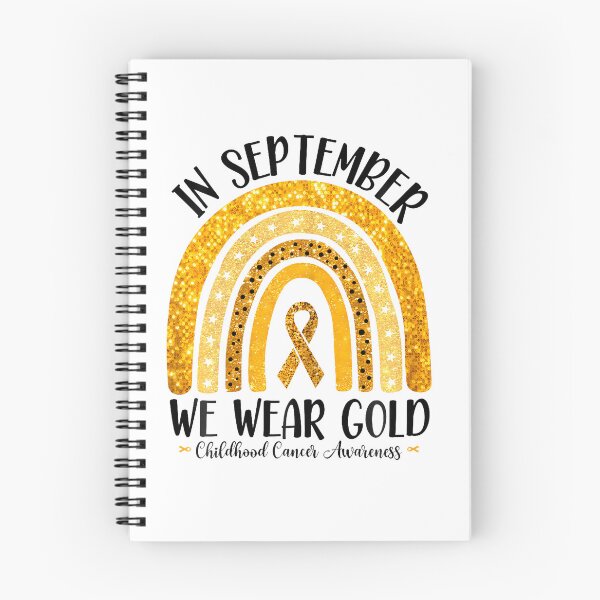 Item preview, In September We Wear Gold Rainbow Childhood Cancer Awareness designed and sold by Pider-Vampire.