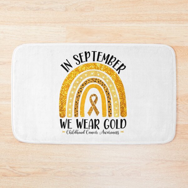 Item preview, In September We Wear Gold Rainbow Childhood Cancer Awareness designed and sold by Pider-Vampire.