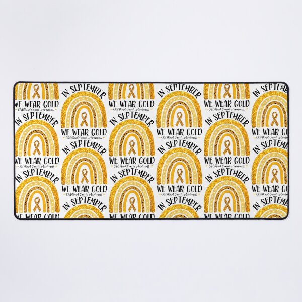 Item preview, In September We Wear Gold Rainbow Childhood Cancer Awareness designed and sold by Pider-Vampire.