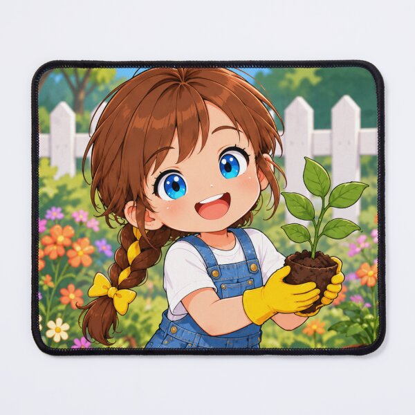 Item preview, Kenzie Gardening Cartoon Character Design designed and sold by Kenzie & Co.