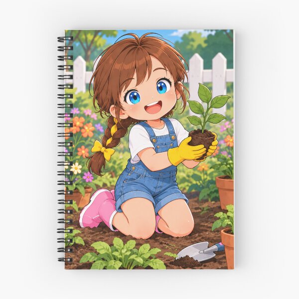 Item preview, Kenzie Gardening Cartoon Character Design designed and sold by Kenzie & Co.