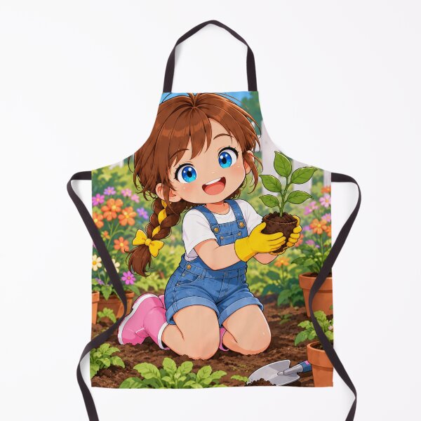 Item preview, Kenzie Gardening Cartoon Character Design designed and sold by Kenzie & Co.