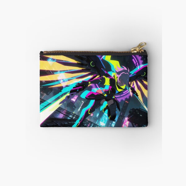 Item preview, Cyber Angel Flying High in Neon Light (V3) designed and sold by SabaMirzique.