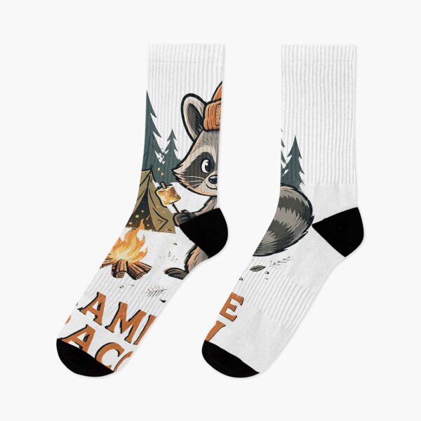 Item preview, Camp fire raccoon  designed and sold by PaniCraftstore.