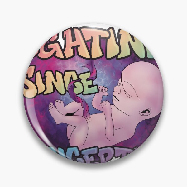 Item preview, Fighting Since Conception Born Fighter designed and sold by Auntie M.