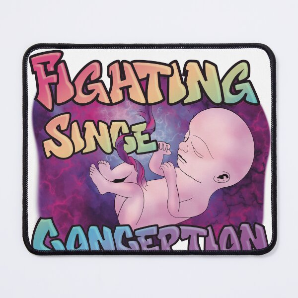 Item preview, Fighting Since Conception Born Fighter designed and sold by Auntie M.
