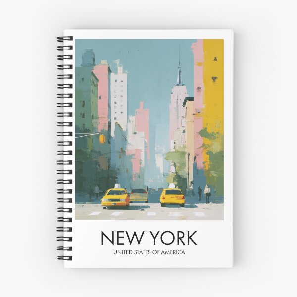 Item preview, New York City – Yellow Taxi Street Scene Travel Print, USA designed and sold by MarkedArtPrints.