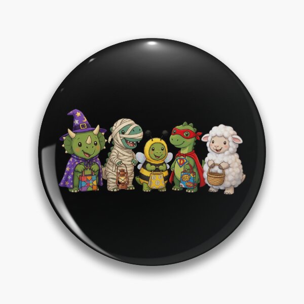 Item preview, Cute Halloween Dinosaurs Trick or Treat Squad designed and sold by hamadacolonel.