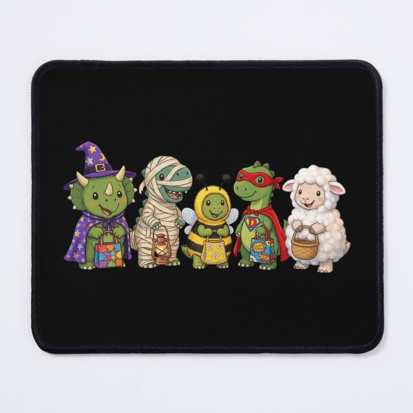Item preview, Cute Halloween Dinosaurs Trick or Treat Squad designed and sold by hamadacolonel.