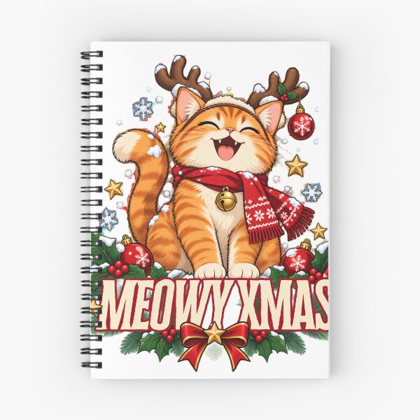 Item preview, Reindeer Cat Christmas Meowy Xmas designed and sold by WelLarsDigitals.