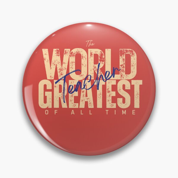 Item preview, World Greatest Teacher - Promotion Success Gift For Husband - Cute Red designed and sold by Doiemacreations.