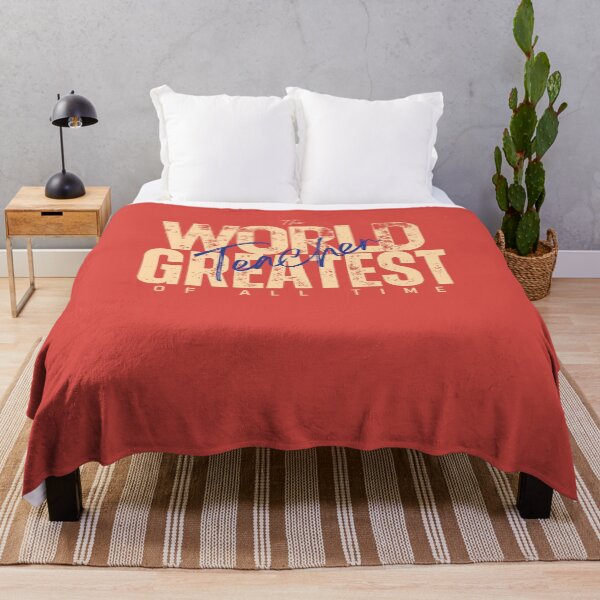 Item preview, World Greatest Teacher - Promotion Success Gift For Husband - Cute Red designed and sold by Doiemacreations.