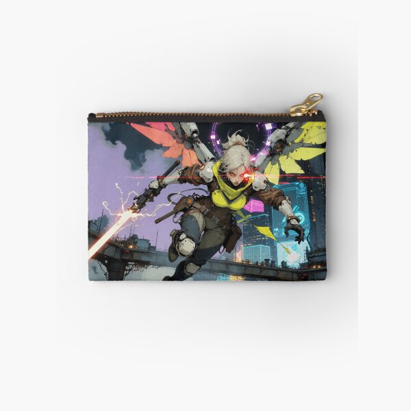 Item preview, Cyber Angel Flying High in Neon Light (V4) designed and sold by SabaMirzique.
