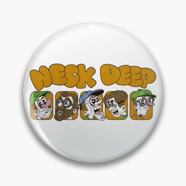 Item preview, Neck Deep Cartoon Band designed and sold by NiremmeeArt.