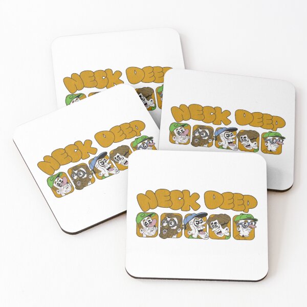 Item preview, Neck Deep Cartoon Band designed and sold by NiremmeeArt.