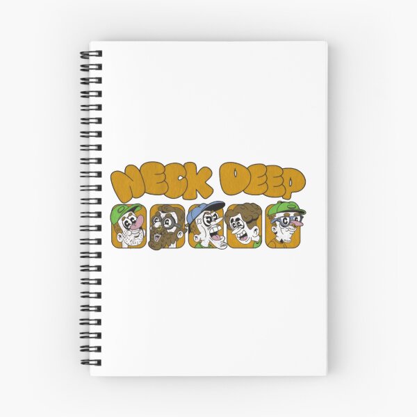 Item preview, Neck Deep Cartoon Band designed and sold by NiremmeeArt.