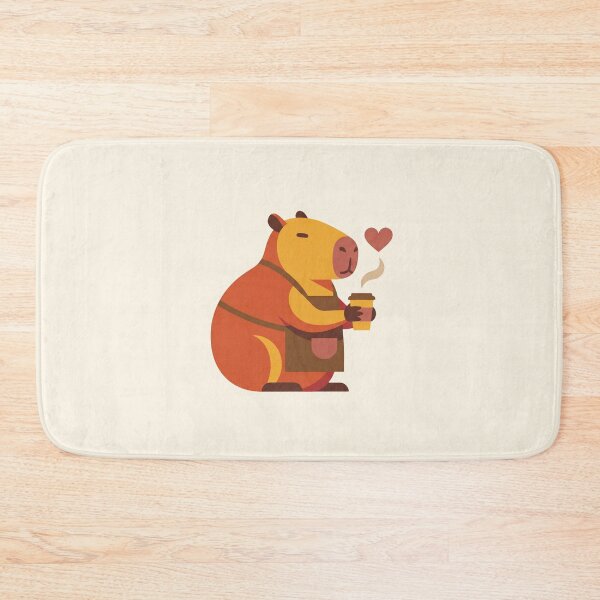 Item preview,  Cute Capybara Barista Making Coffee Latte Art designed and sold by pattman.