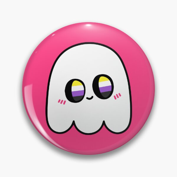 Item preview, Enby-Boo – Kawaii Non Binary LGBTQ Halloween Ghost designed and sold by Cannaxes Studio.