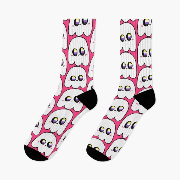 Item preview, Enby-Boo – Kawaii Non Binary LGBTQ Halloween Ghost designed and sold by Cannaxes Studio.