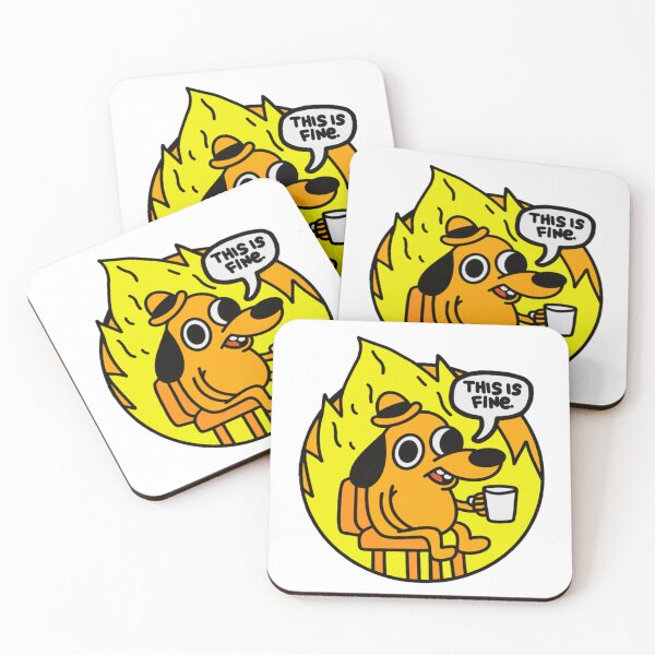 Item preview, This is Fine Funny Meme designed and sold by Urrayfhgalexysm.