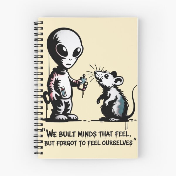 Item preview, Banksy - We built minds that feel, but forgot to feel ourselves designed and sold by 123ks.
