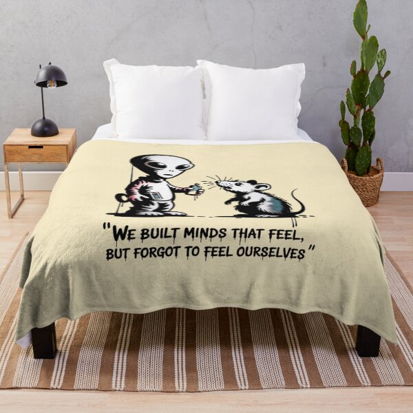 Item preview, Banksy - We built minds that feel, but forgot to feel ourselves designed and sold by 123ks.