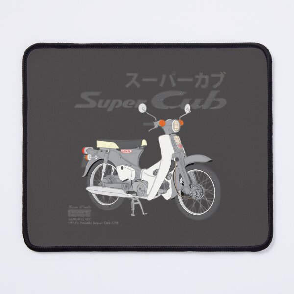 Item preview, Classic Honda Super Cub C Vintage Motorcycle Illustration designed and sold by AEnnya.