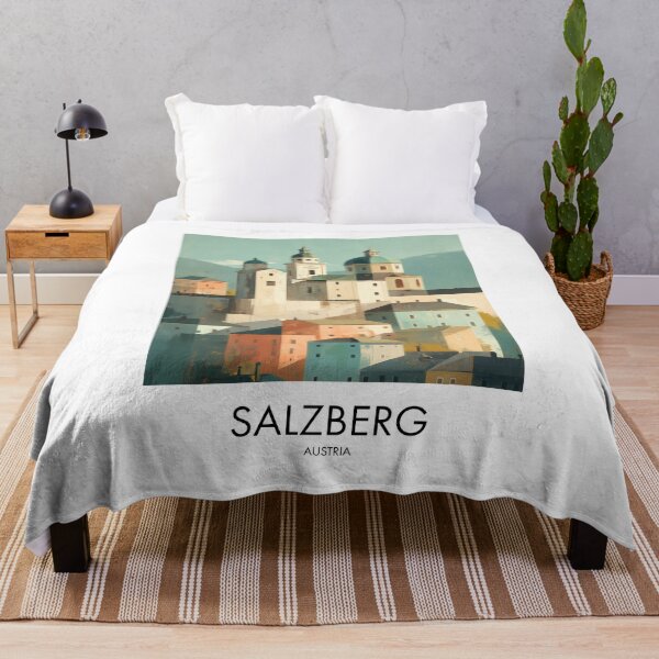 Item preview, Salzburg – Domed Skyline Hillside Travel Print, Austria designed and sold by MarkedArtPrints.
