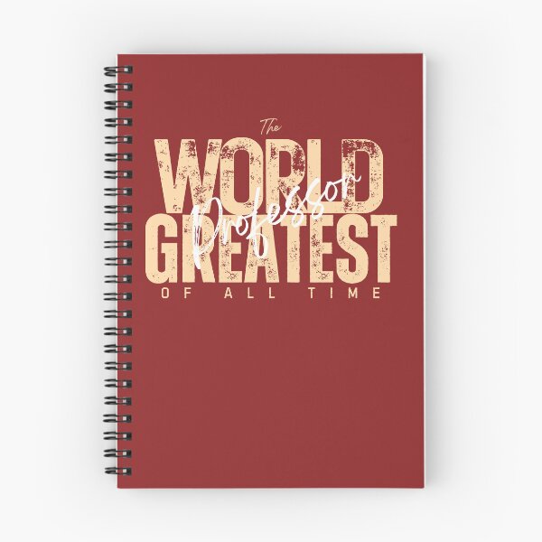Item preview, World Greatest Professor - Coworker Career Change Gift For Husband - Retro Red designed and sold by Doiemacreations.