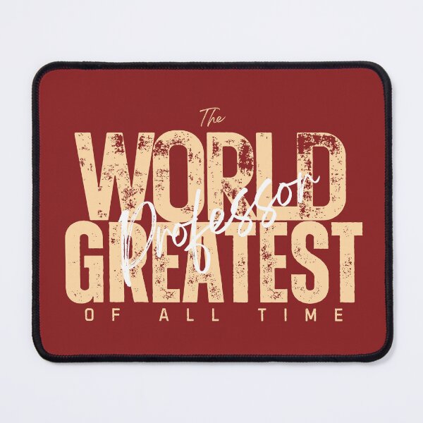 Item preview, World Greatest Professor - Coworker Career Change Gift For Husband - Retro Red designed and sold by Doiemacreations.