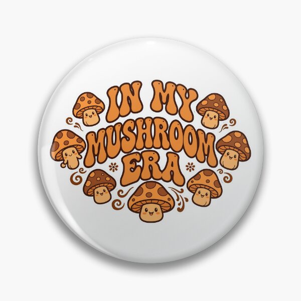 Item preview, In My Mushroom Era Groovy Retro Fungi Design designed and sold by ItsTheBeaz.