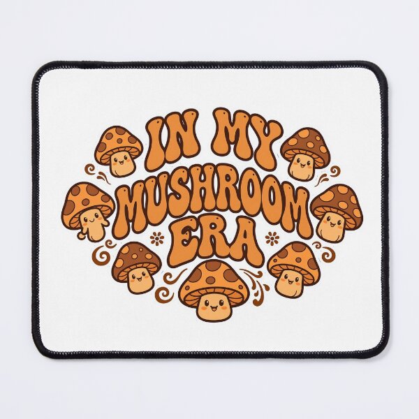 Item preview, In My Mushroom Era Groovy Retro Fungi Design designed and sold by ItsTheBeaz.