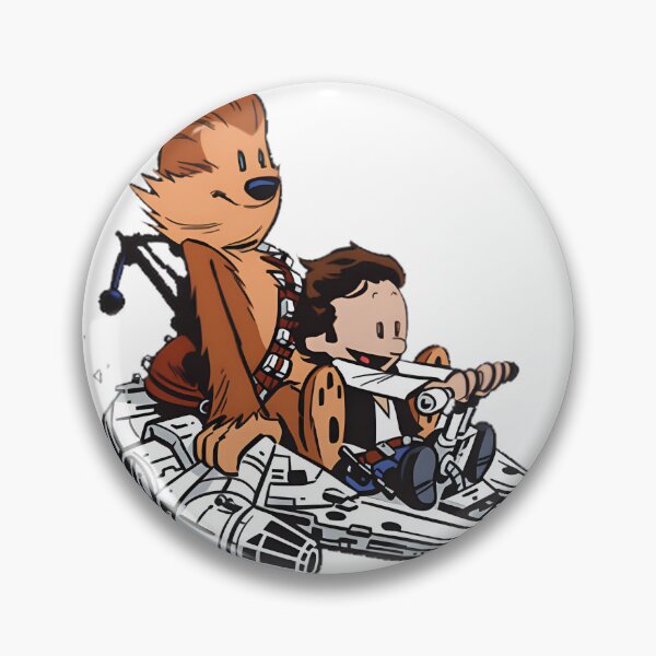 Item preview, Chewbacca Inspired Calvin and Hobbes Style Illustration designed and sold by TzmMedia.
