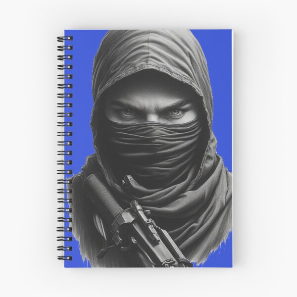 Item preview, Hooded Masked Gunman Portrait designed and sold by YAM716.
