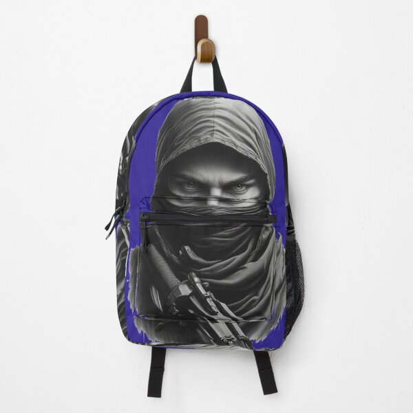 Item preview, Hooded Masked Gunman Portrait designed and sold by YAM716.