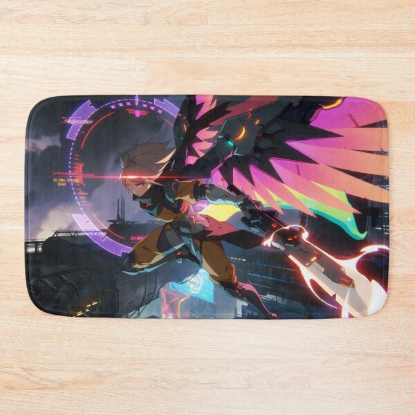Item preview, Cyber Angel Flying High in Neon Light (V5) designed and sold by SabaMirzique.
