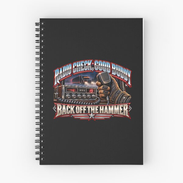 Item preview, Radio Check Good Buddy | Back Off The Hammer | Vintage CB Radio Trucker Art designed and sold by NomadForge.