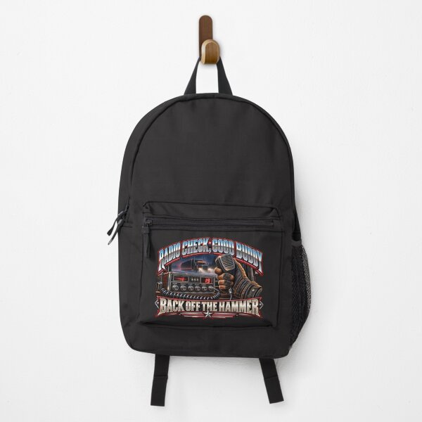 Item preview, Radio Check Good Buddy | Back Off The Hammer | Vintage CB Radio Trucker Art designed and sold by NomadForge.