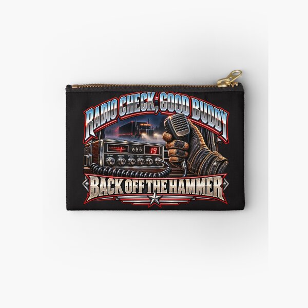 Item preview, Radio Check Good Buddy | Back Off The Hammer | Vintage CB Radio Trucker Art designed and sold by NomadForge.