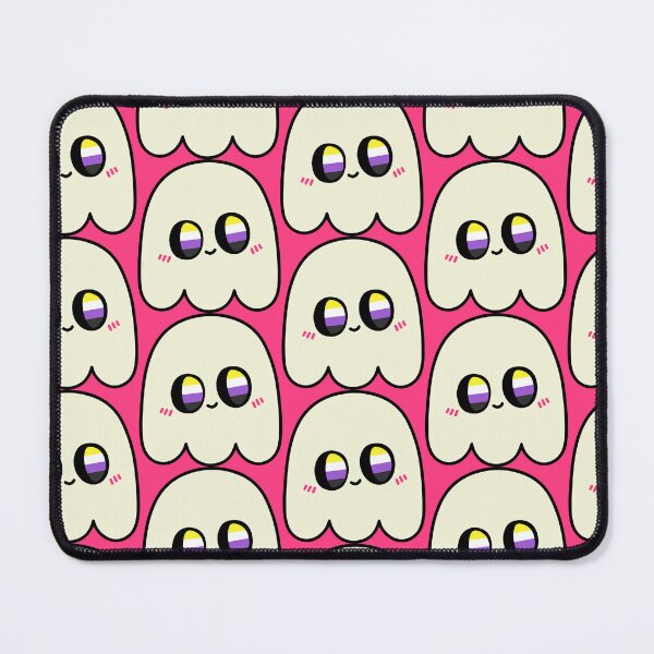 Item preview, Boo-tiful Enby – Kawaii Non-Binary Pride Ghost designed and sold by Cannaxes Studio.