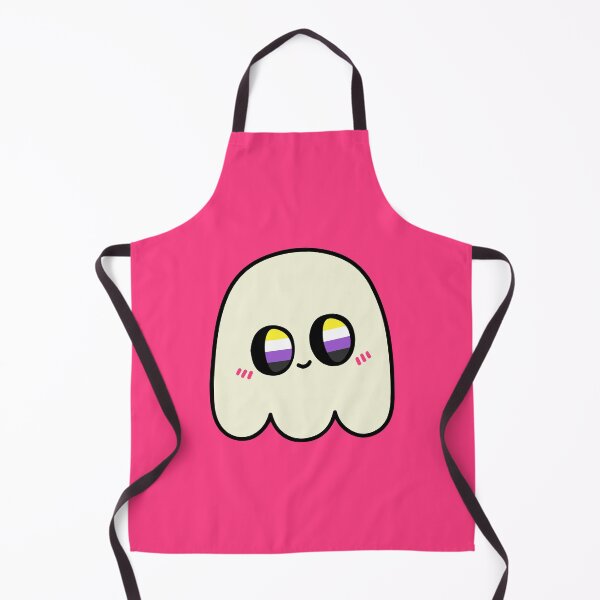 Item preview, Boo-tiful Enby – Kawaii Non-Binary Pride Ghost designed and sold by Cannaxes Studio.