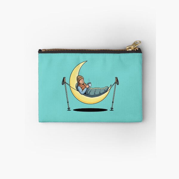 Item preview, Hiker Napping In A Crescent Moon Hammock designed and sold by Rare By Hero.