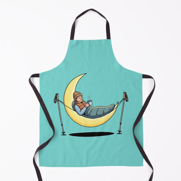 Item preview, Hiker Napping In A Crescent Moon Hammock designed and sold by Rare By Hero.