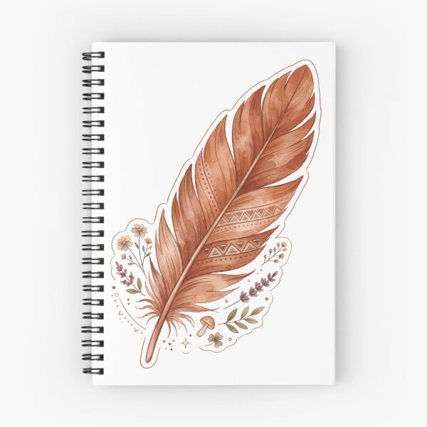 Item preview, Big Feather Clay Imprint : Boho Terracotta designed and sold by Mahesh  Tolani.
