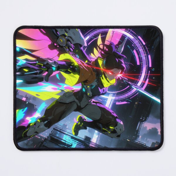 Item preview, Cyber Angel Flying High in Neon Light (V6) designed and sold by SabaMirzique.