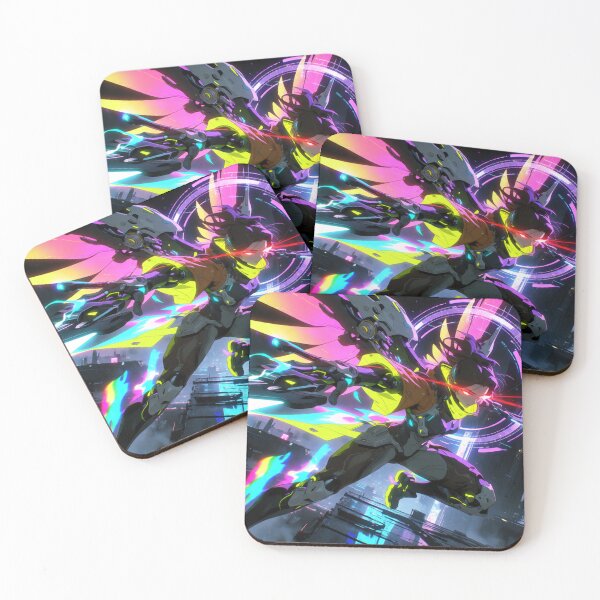 Item preview, Cyber Angel Flying High in Neon Light (V6) designed and sold by SabaMirzique.