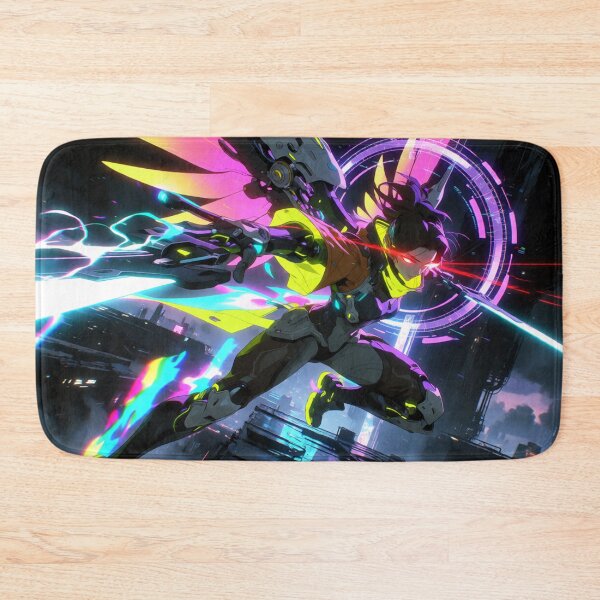 Item preview, Cyber Angel Flying High in Neon Light (V6) designed and sold by SabaMirzique.