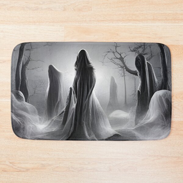 Item preview, Gothic Shrouded Wraith Figures Foggy Spooky Forest designed and sold by Uniquely Yours.