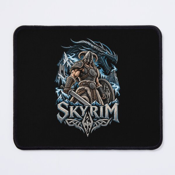 Item preview, Skyrim Dragonborn Nordic Warrior Dragon Fantasy designed and sold by Pandaburba.